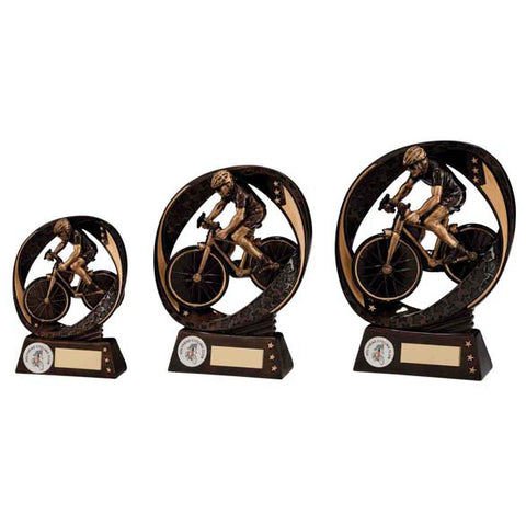 Personalised Engraved Typhoon Cycling Trophy Free Engraving