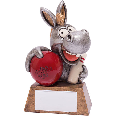 Personalised Engraved What A Donkey Ten Pin Bowling Trophy Free Engraving