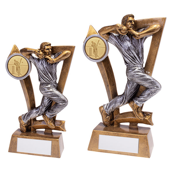 Personalised Engraved Predator Cricket Bowler Trophy 2 Sizes Available Free Engraving