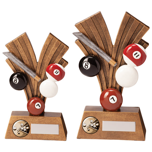 Personalised Engraved Xplode Pool Trophy 2 Sizes Available Free Engraving