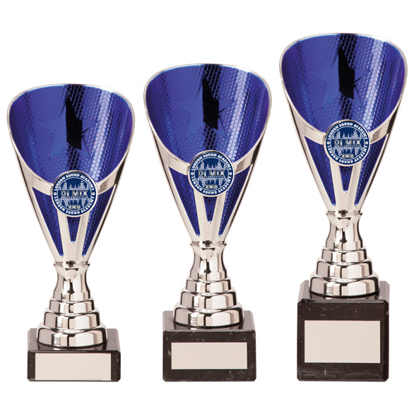 Personalised Engraved Rising Stars Any Sport/Multi Sport Marble Based Cup 3 Sizes Available Free Engraving