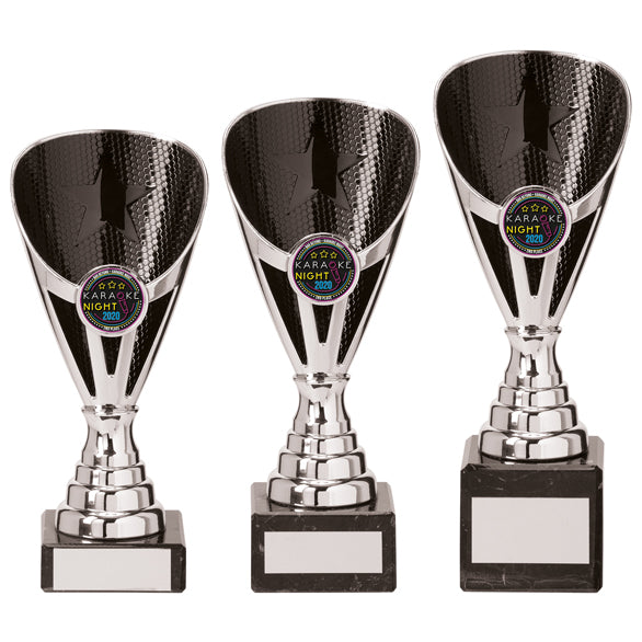 Personalised Engraved Rising Stars Any Sport/Multi Sport Marble Based Cup 3 Sizes Available Free Engraving