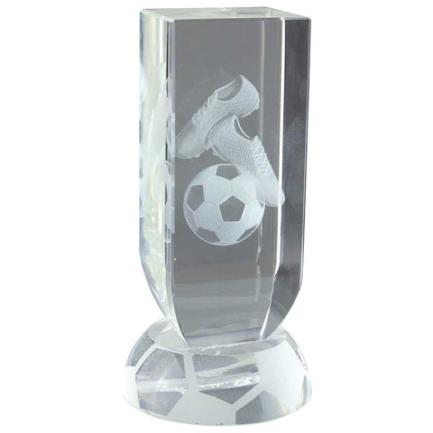 Personalised Engraved Arclight Football Crystal Award Trophy Free Engraving