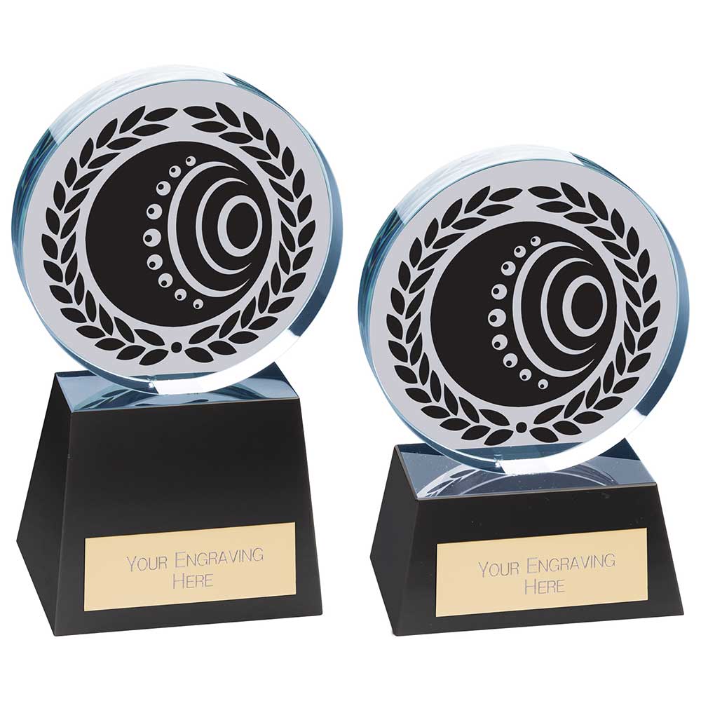 Personalised Engraved Emperor Bowls Crystal Award Trophy 2 Sizes Available Free Engraving