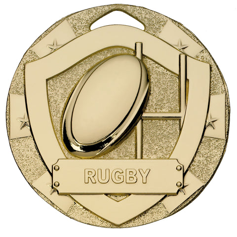 Personalised Engraved Rugby Medal 50mm Available In 3 Finishes Free Engraving