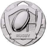 Personalised Engraved Rugby Medal 50mm Available In 3 Finishes Free Engraving