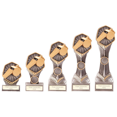 Personalised Engraved Falcon Football Referee Trophy 5 Sizes Available Free Engraving