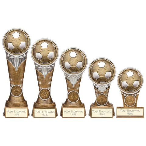 Personalised Engraved Ikon Football Trophy 5 Sizes Available Free Engraving