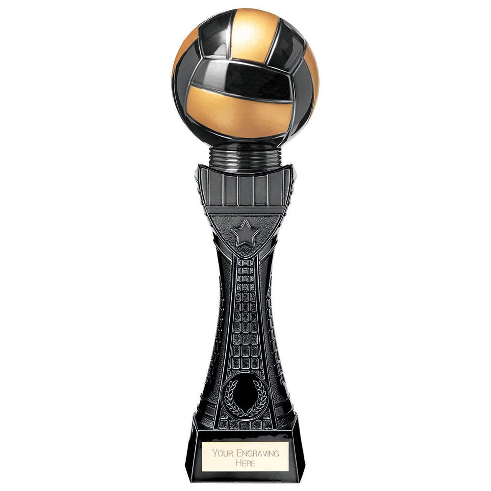 Personalised Engraved Black Viper Netball Trophy 3 Sizes Available Free Engraving