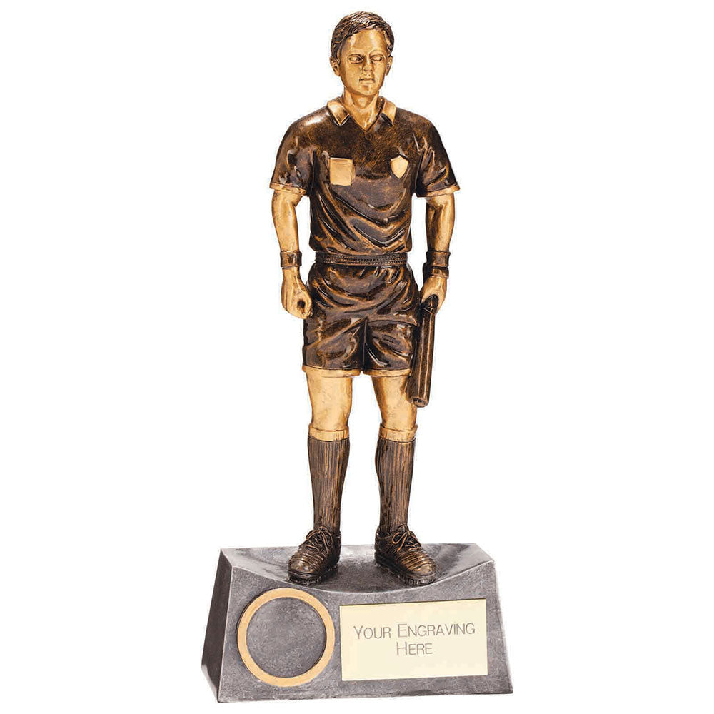 Personalised Engraved Assistant Referee Football Trophy Free Engraving