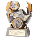 Personalised Engraved Flash Bolt Football Trophy 3 Sizes Available Free Engraving