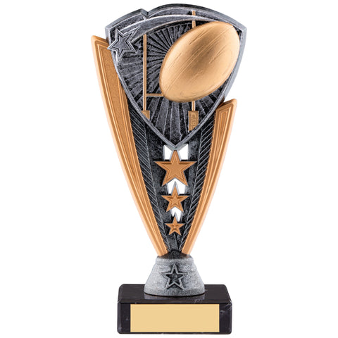 Personalised Engraved Rugby Trophy 2 Sizes Available Free Engraving