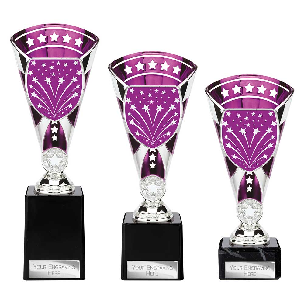 Personalised Engraved Cobra Star Any Sport/Multi Sport Marble Based Trophy 3 Sizes Available Free Engraving