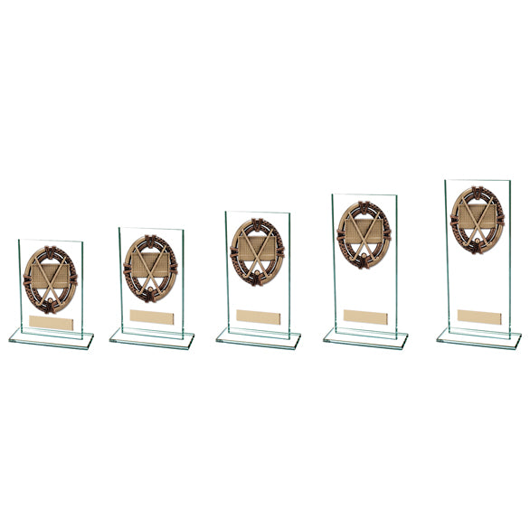 Personalised Engraved Hockey Maverick Legacy Glass Trophy 5 Sizes Available Free Engraving