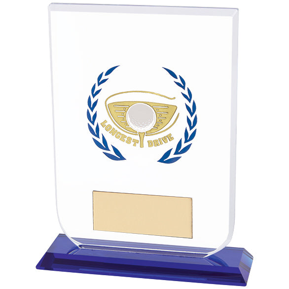 Personalised Engraved Gladiator Longest Drive Golf Glass Award Trophy Free Engraving
