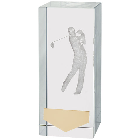 Personalised Engraved Inverness Golf Crystal Award Trophy Free Engraving