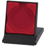 Personalised Engraved Garrison Red Medal Box 40/50/60/70mm Recess Free Engraving