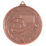 Personalised Engraved Starboot Football Medal 50mm Available In 3 Finishes Free Engraving