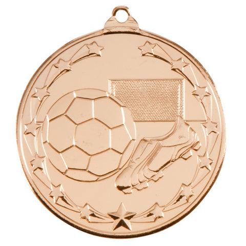 Personalised Engraved Starboot Football Medal 50mm Available In 3 Finishes Free Engraving