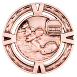 Personalised Engraved Mackenzie V Tech Series Medal Swimming 60mm Available in 3 Finishes Free Engraving