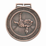 Personalised Engraved Olympia Judo Medal & Ribbon 70mm Available In 3 Finishes Free Engraving
