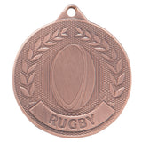 Personalised Engraved Discovery Rugby Medal 50mm Available In 3 Finishes Free Engraving