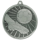 Personalised Engraved Formation Football Medal 50mm Available In 3 Finishes Free Engraving