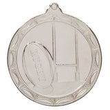 Personalised Engraved Cascade Rugby Medal 50mm Available In 3 Finishes Free Engraving