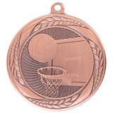 Personalised Engraved Typhoon Basketball Medal 55mm Available In 3 Finishes Free Engraving