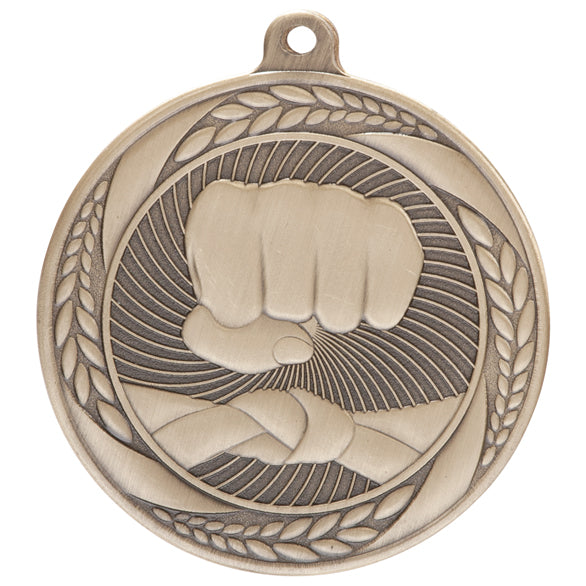 Personalised Engraved Typhoon Martial Arts Medal 55mm Available In 3 Finishes Free Engraving
