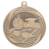 Personalised Engraved Typhoon Swimming Medal 55mm Available In 3 Finishes Free Engraving