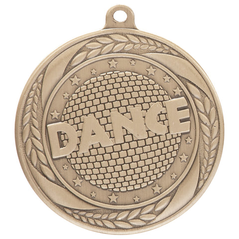 Personalised Engraved Typhoon Dance Medal 55mm Available In 3 Finishes Free Engraving