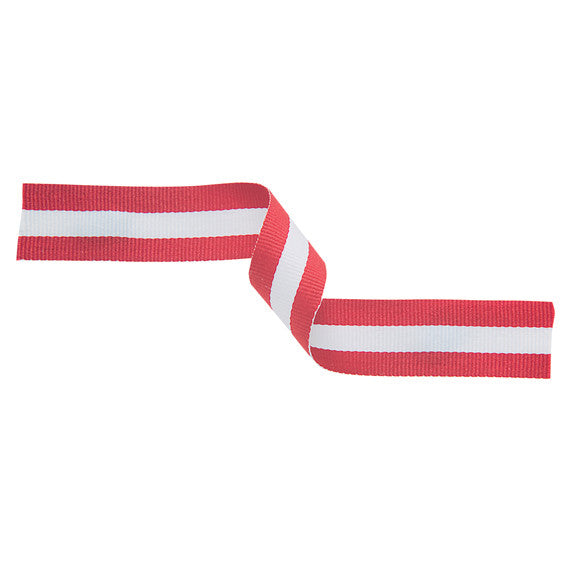 White & Red Ribbon