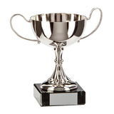 Personalised Engraved Regency Nickel Plated Cup 2 Sizes Available Free Engraving