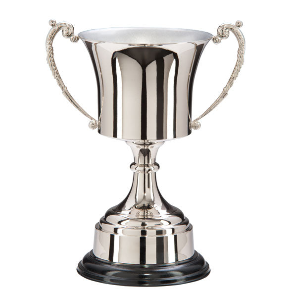 Personalised Engraved Maplegrove Nickel Plated Annual Cup 2 Sizes Available Free Engraving