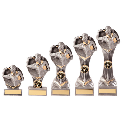 Personalised Engraved Falcon Female Darts Trophy 5 Sizes Available Free Engraving