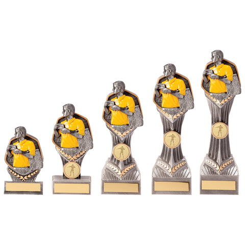 Personalised Engraved Falcon Football Assistant Referee Trophy 5 Sizes Available Free Engraving