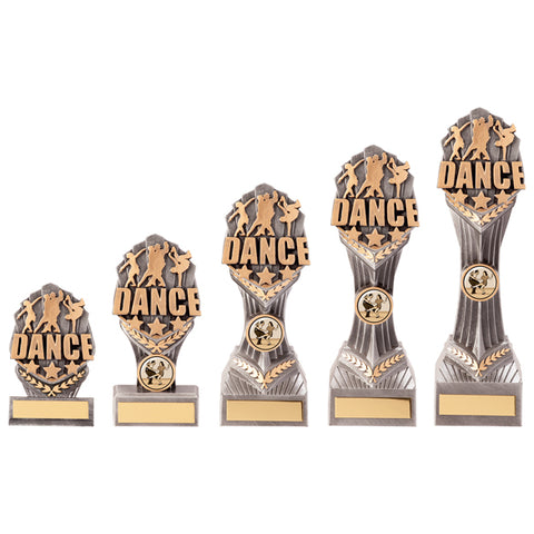 Personalised Engraved Falcon Dance Trophy 5 Sizes Available Free Engraving