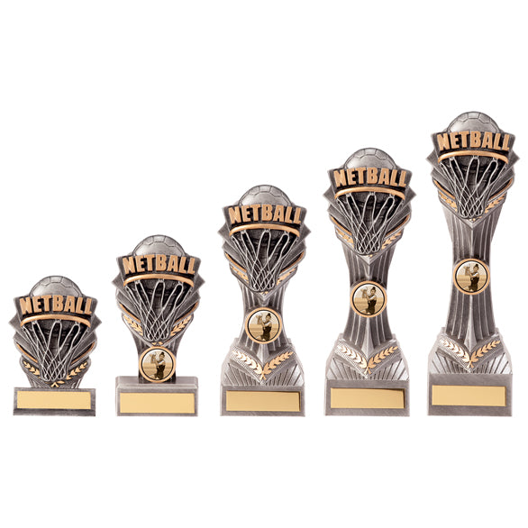 Personalised Engraved Falcon Netball Trophy 5 Sizes Available Free Engraving