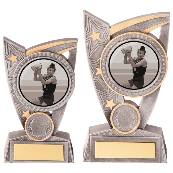 Personalised Engraved Triumph Netball Trophy 2 Sizes Available Free Engraving