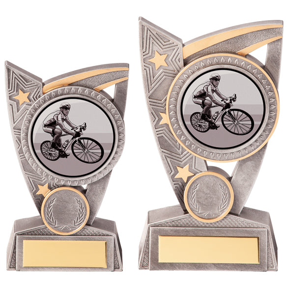 Personalised Engraved Triumph Cycling Trophy 2 Sizes Available Free Engraving