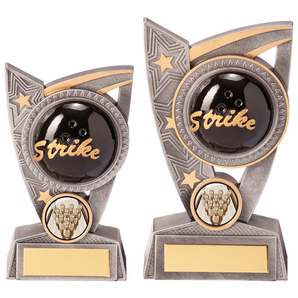 Personalised Engraved Triumph Ten Pin Bowling Trophy 2 Sizes Available Free Engraving