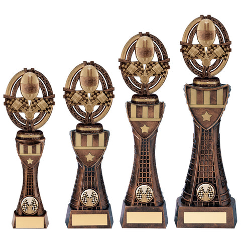 Personalised Engraved Maverick Motorsport Trophy 4 Sizes Available Free Engraving