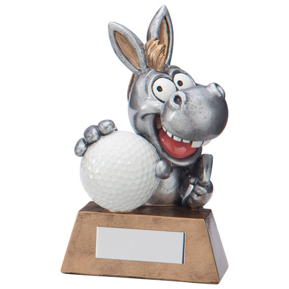 Personalised Engraved What A Donkey Golf Humorous Award Trophy Free Engraving