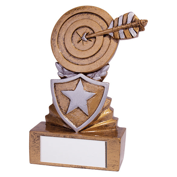 Personalised Engraved Shield Archery Trophy Free Engraving