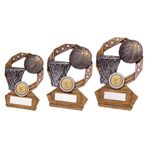 Personalised Engraved Enigma Basketball Trophy 3 Sizes Available Free Engraving