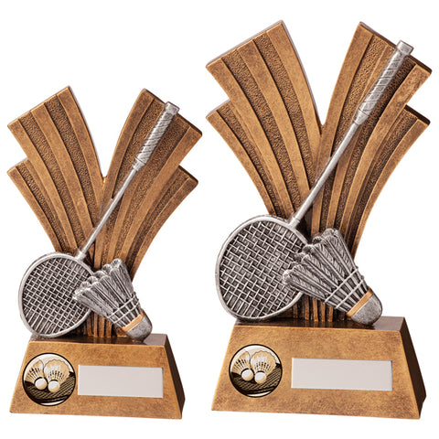 Personalised Engraved Xplode Badminton Trophy 2 Sizes Available Free Engraving
