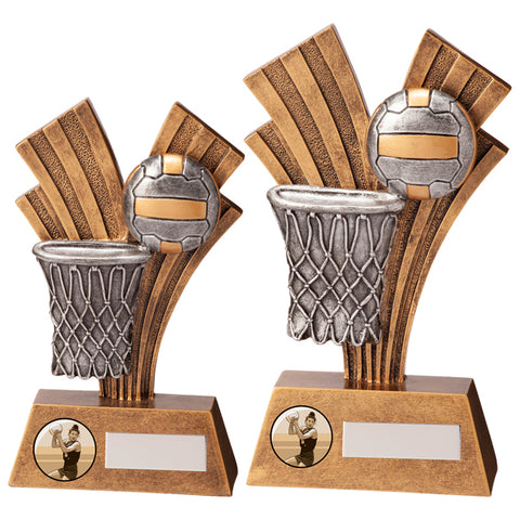 Personalised Engraved Xplode Netball Trophy Free Engraving