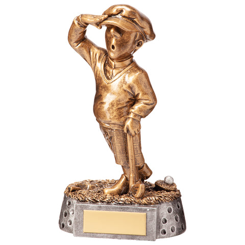Personalised Engraved Camelot Golf Humorous Award Trophy Free Engraving
