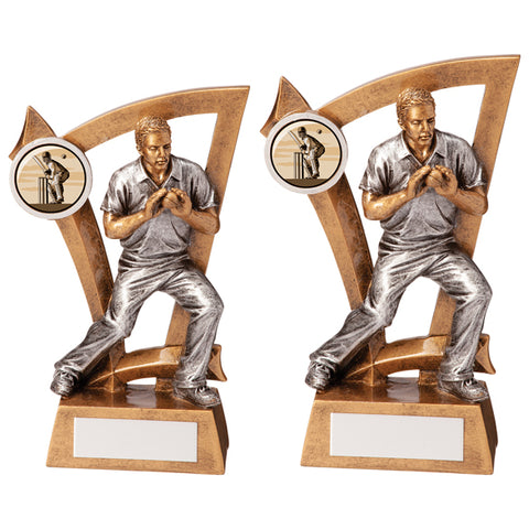 Personalised Engraved Predator Cricket Fielder Trophy 2 Sizes Available Free Engraving